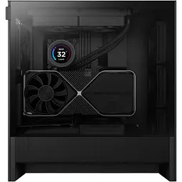Корпус NZXT H5 Flow Black (CC-H52FB-01) [146841] - мініатюра 2