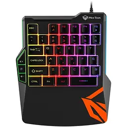 Клавіатура Meetion KB015 USB Black/Orange (MT-KB015-A)