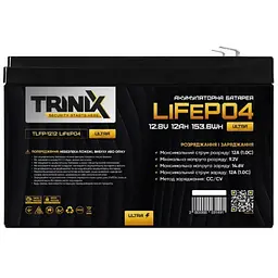 Акумулятор Trinix TLFP-1212 Ultra LiFePO4 12.8В 12Аг - мініатюра 2