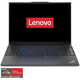 Ноутбук Lenovo ThinkPad E16 Gen 2 5 7535HS la 4.55GHz, IPS, 16GB DDR5, 512GB, Без ОС