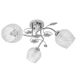 Люстра стельова Brille в спальню E27 60W CH (LK-597C/3)
