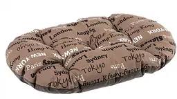 Подушка для собак і котів Ferplast Relax Cities 100/12 коричнева 100×63 см 82100076
