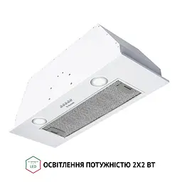 Витяжка повновбудована PERFELLI BI 7652 WH 1000 LED - мініатюра 6