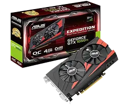Відеокарта GeForce GTX 1050 Ti 4GB Asus Expedition (EX-GTX1050TI-4G) Б/В