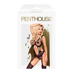 Бодістокінг fishnet з панчохами WILD VIRUS чорний Penthouse s/l - мініатюра 3