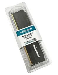 Модуль пам'яті Wibrand DDR5 32GB 5600MHz CL46 DIMM Heatsink Black (WI5600DDR5D/32GB) - мініатюра 2