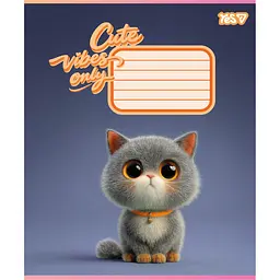 Зошит шкільний Yes Cute vibes only А5 18 аркушів лінія 25 шт. (768899) - мініатюра 3