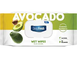 Вологі серветки DEEP FRESH 120шт Green Nature Avocado (клапан)