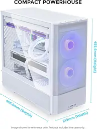 Корпус Lian Li LANCOOL 207 White (G99.LAN207RW.00) Без БП - мініатюра 11