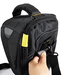 Сумка для фотоапарата Nikon 31х18х22 см Black-Yellow (IBF082BY) - мініатюра 4