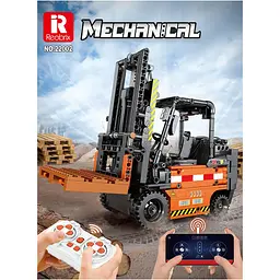 Конструктор Reobrix Mechanical Вилковий навантажувач з пультом (22002) [160766] - мініатюра 5
