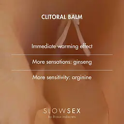 Розігрівальний бальзам для клітора Bijoux Indiscrets Slow Sex Clitoral balm - мініатюра 4