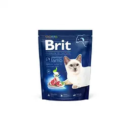 Сухий корм Brit Premium Sterilized Lamb Брит для стерилізованих кішок, з ягням, 300 г (арт.171847)