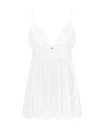 Пеньюар і трусики Obsessive Heavenlly babydoll & thong XS/S - мініатюра 3