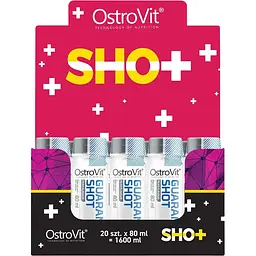 Енергетик OstroVit Guarana Shot 1.6 л (20 шт. x 80 мл) 