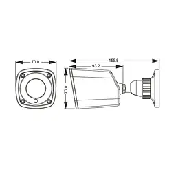 AHD-відеокамера 4Mp TVT TD-7441AE (D/IR1) f=3.6mm (77-00122) - мініатюра 2