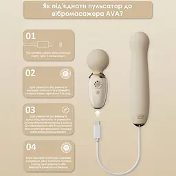 Пульсатор Zalo AVA Attachment для вібратора Zalo AVA/Zalo Unicorn Ivory White (SX0709) [169278] - мініатюра 10