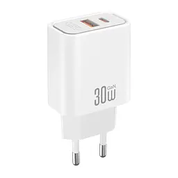 Зарядний пристрій XO 1xUSB 22.5W + 1xUSB-C PD30W white (CE42.white) - мініатюра 3