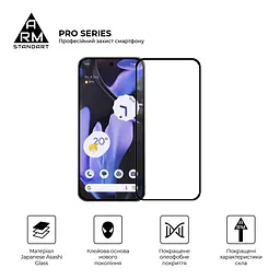 Захисне скло на Google Pixel 10 Pro XL 5G з олеофобним покриттям, Pro, повне проклеювання, антистатичний і пиловідштовхуючий шар, 9H, самоклеючеся, 2.5D, на весь екран, антистатичний клей, ArmorStandart (ARM87296) - мініатюра 2