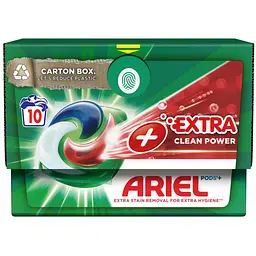 Капсули для прання Ariel Pods All-in-1 Сила екстраочищення 10 шт. - мініатюра 2