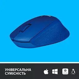 Бездротова миша Logitech M330 Silent Plus Blue (910-004910) - мініатюра 4