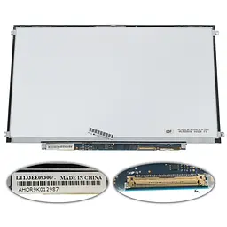 Матриця 13.3 LT133EE09300 1366х768, 40pin, LED, SLIM горизонтальні вушки, глянець, роз'єм праворуч знизу для ноутбука