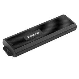 Корпус для M.2 NVME/SATA SSD CHIEFTEC CEB-M2C-TLE, aluminium,USB 3.2 Gen2 Type-C, Чорний, RETAIL