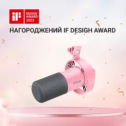 Мікрофон Fifine Pink динамічний USB/XLR (T688P) - мініатюра 5