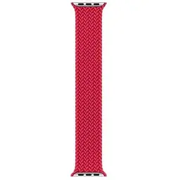 Ремінець CasePro Braided Solo Loop Red Size L для Apple Watch 45mm/44mm/42mm - мініатюра 3