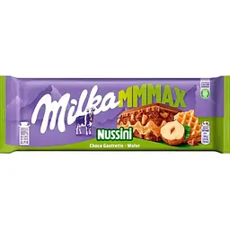 Шоколад Milka Nussini молочний з начинкою з горіхової пасти 270 г