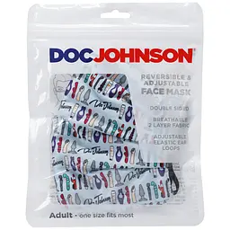 Маска Doc Johnson DJ Reversible And Adjustable Face Mask захисна - мініатюра 4