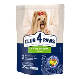 Сухий корм для собак малих порід Club 4 Paws 400 г B4510611