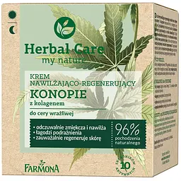 Конопляний крем для обличчя Farmona Herbal Care, 50 мл