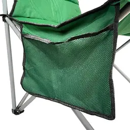 Кемпінгове крісло BaseCamp Hunter, 60x60x100 см Зелений - мініатюра 4