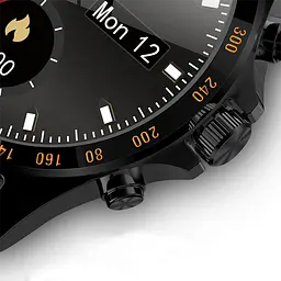 Розумний годинник Linwear LW09 Metal з вимірюванням кисню в крові (Чорний) - мініатюра 3