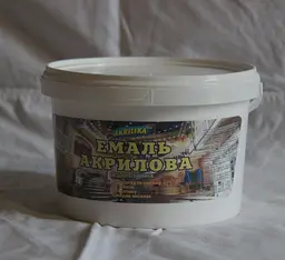 Емаль акрилова водорозчинна по металу Akrilika 2.5 л - мініатюра 2