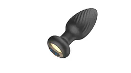 Анальна пробка B-Series Rotating anal plug, з функцією ротації, чорна Boss Series 56-1063 103418 - мініатюра 2