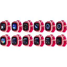 Дитячий водонепроникний смарт-годинник AmiGo GO005 4G WIFI Thermometer Pink [59323] - мініатюра 5