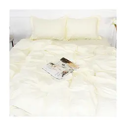 Постільна білизна MirSon SatinStripe 30-0002SoftYellow 175х210 Двоспальний (2200005247778) - мініатюра 3