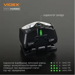 Налобний ліхтар Videx VLF-H055D 500Lm 5000K (VLF-H055D) - мініатюра 7