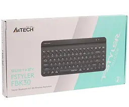 Клавіатура A4Tech Fstyler FBK30 (Black) (FBK30 (Black)) - мініатюра 7