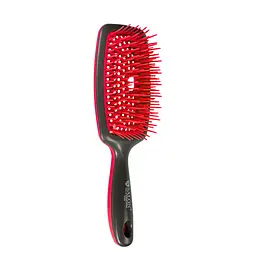 Гребінець для волосся масажна продувальна Salon Professional 8H59, Червоний