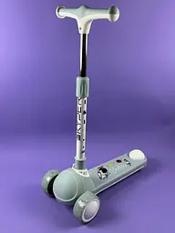 Самокат 3-х колісний Skyper SM-3190-27 з музикою та підсвіткою, світні PU колеса 125 мм, складне кермо, для дітей