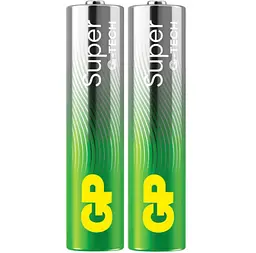 Батарейки GP SUPER ALKALINE 1.5V 24A21-S2 Лужні LR03 AAA 2 шт.