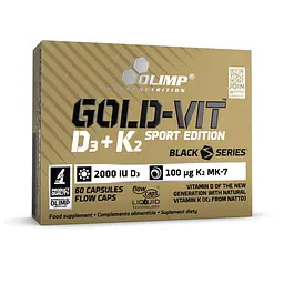 Вітаміни та мінерали Olimp Sport Nutrition Sport Edition Gold-Vit D3+K2, 60 капсул