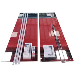 Двері в нішу Koer SR SD02-120x200-TR-01 прозоре скло Easy Clean 8 мм, хром KR5384, універсальні, прозорий, хром - мініатюра 5