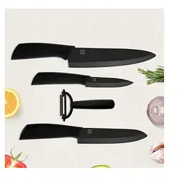 Набір ножів Huo Hou Hot weather nano ceramic knife 4 шт.  - мініатюра 2