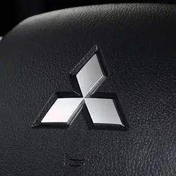 Емблема для Mitsubishi 117x103 мм Xром (MN126476) - мініатюра 3