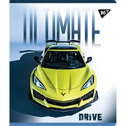 Зошит для записів А5 Yes Ultimate drive 24 аркуша в клітинку (767541)  