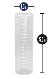 Мастурбатор Blush M For Men Stroke Sleeve (прозорий) - мініатюра 5